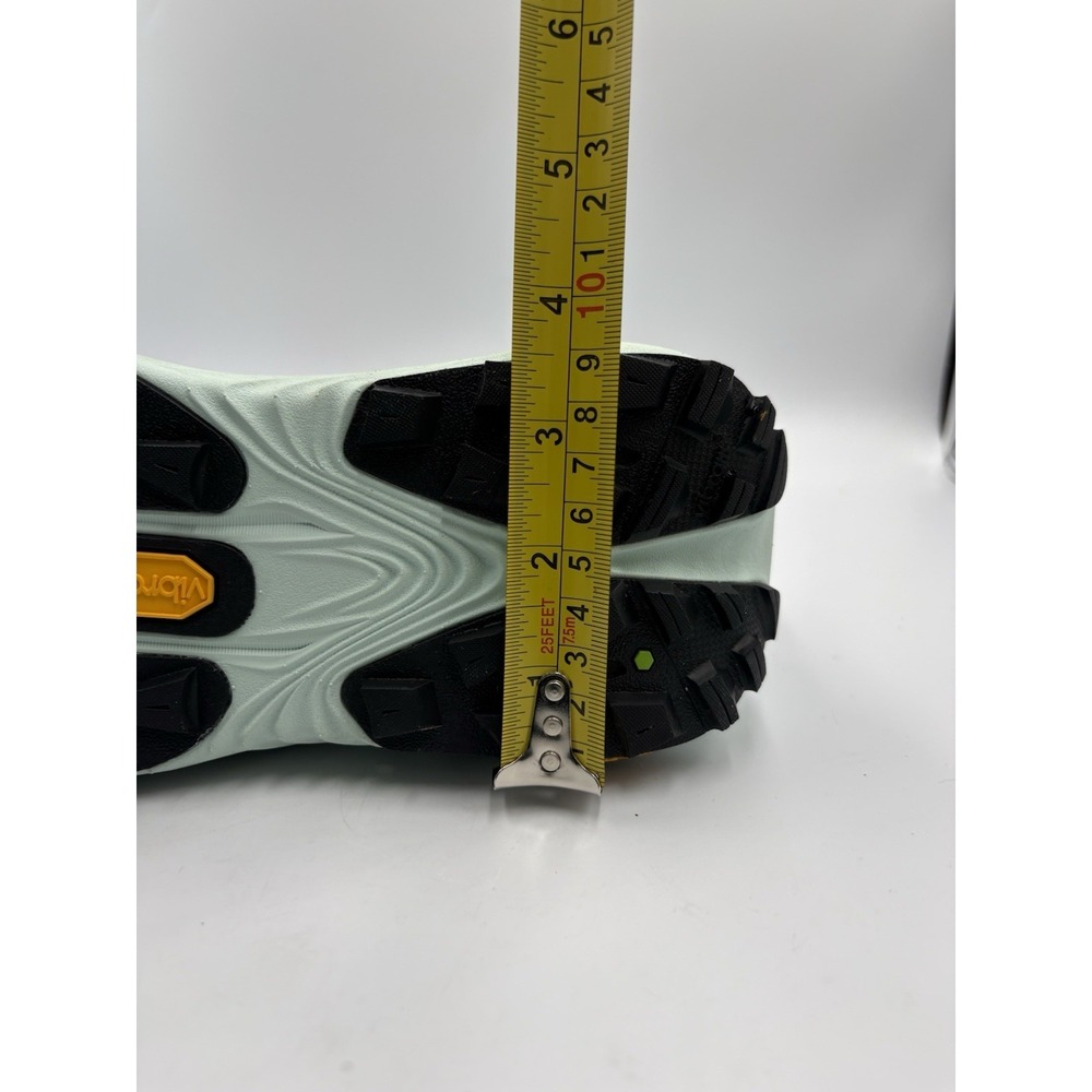 Topo Athletic Vista Mens Trail Running Sneakers Black Grey Size 9 Vibram Sole - Picture 9 of 11